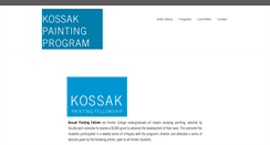 Desktop Screenshot of kossakpainting.org